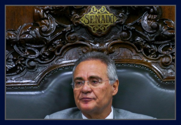 Renan Calheiros, presidente do Senado. Foto Orlando Brito