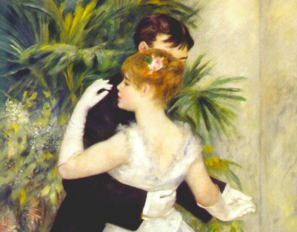 Baile na Cidade, Auguste Renoir (detalhe)