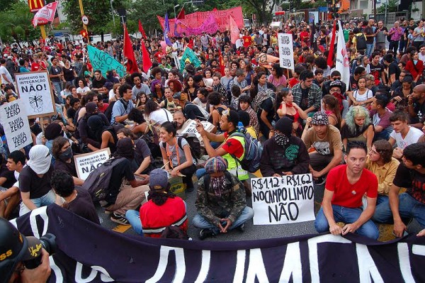 O protesto do MPL na quinta, dia 12