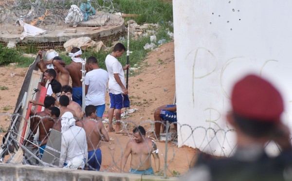 O PCC pichado no presídio amotinado no Rio Grande do Norte