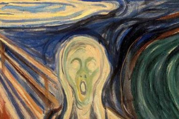 A obra de Munch retrata o pavor das redações