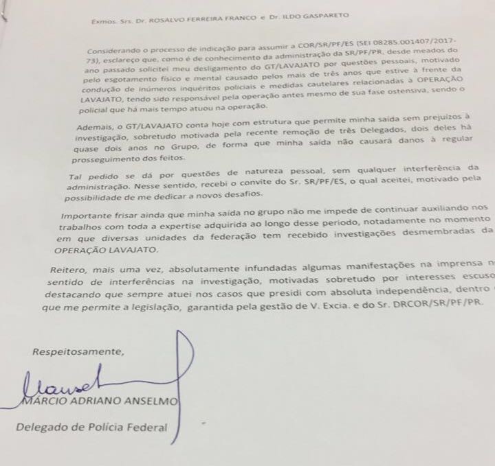 carta delegado pf