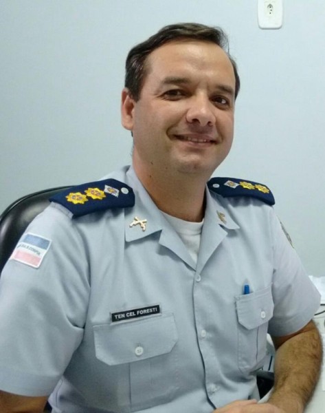 O tenente coronel Foresti