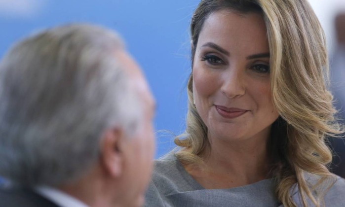 Marcela Temer e o marido