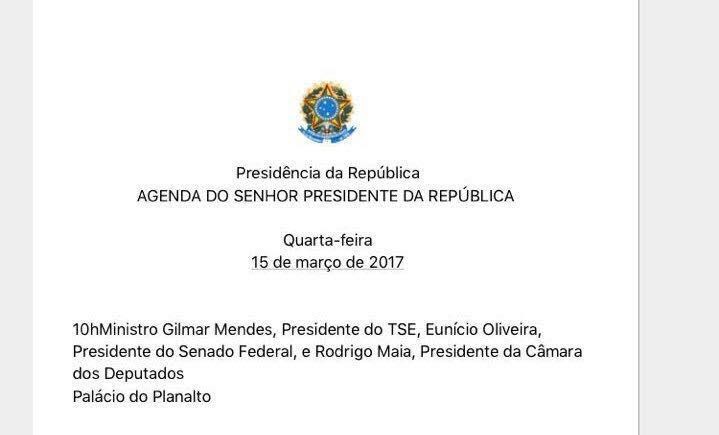 agenda temer