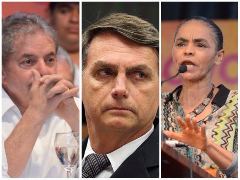 Resultado de imagem para marina silva e bolsonaro