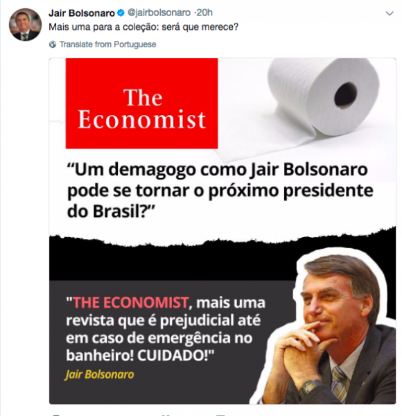 Bolsonaro Economist