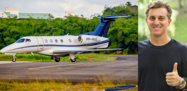 Resultado de imagem para jatinho do luciano huck