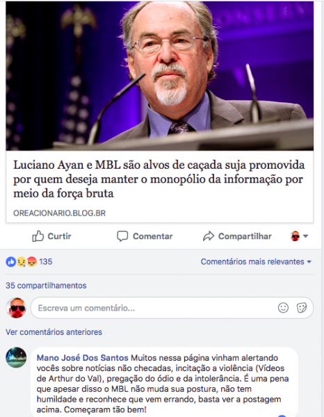 MBL ceticismo político