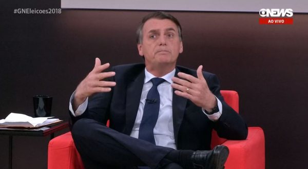 Resultado de imagem para bolsonaro na globoNews