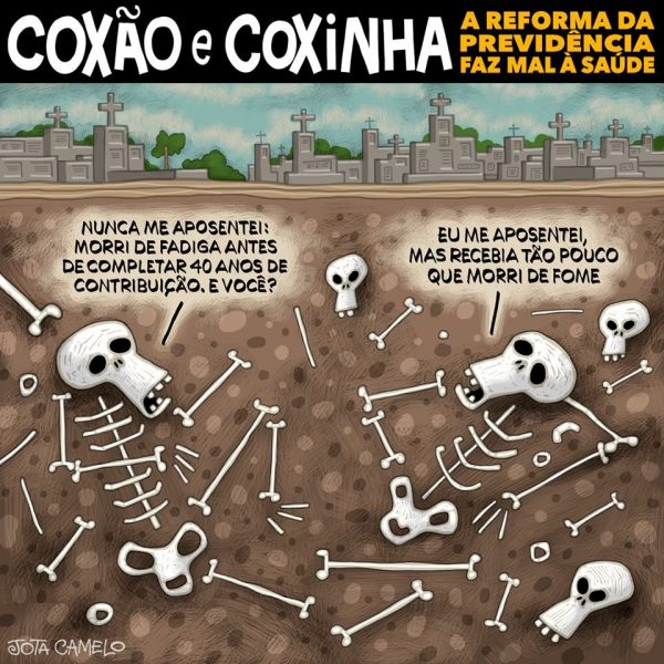 Resultado de imagem para Jota Camelo reforma previdência
