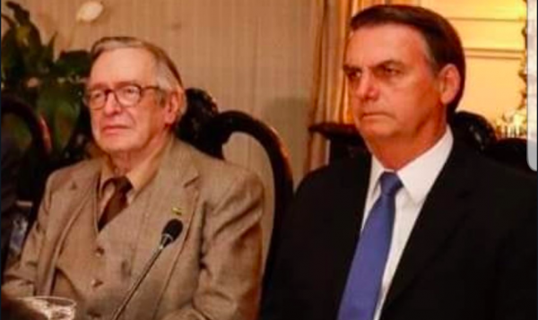 Olavo de Carvalho e Jair Bolsonaro