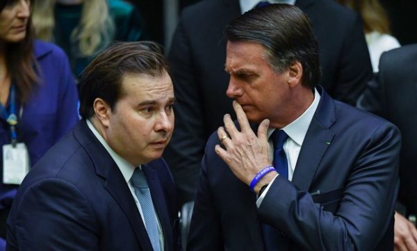 Rodrigo Maia e Bolsonaro