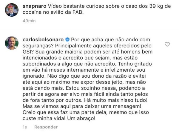 Resultado de imagem para carlos bolsonaro ataca heleneo