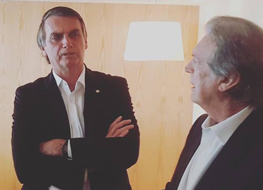 Bolsonaro e Luciano Bivar