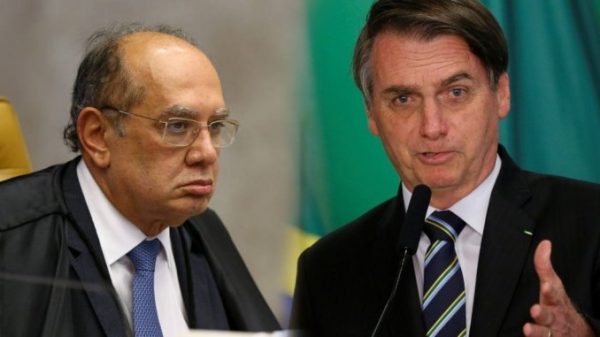 Gilmar Mendes e Jair Bolsonaro