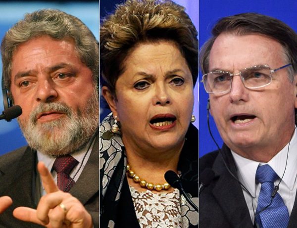 Veja Lula, Dilma e Bolsonaro