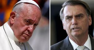 Papa Francisco e Jair Bolsonaro