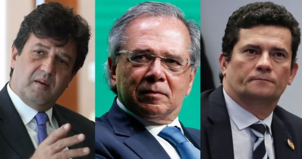 De olho na fraqueza de Bolsonaro, Moro e Guedes se unem no apoio a ...