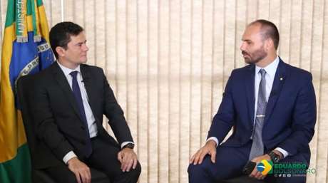 Moro e Eduardo Bolsonaro
