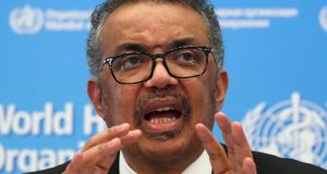 Diretor-geral da OMS, Tedros Adhanom Ghebreyesus, durante entrevista coletiva em Genebra. Foto: Reprodução