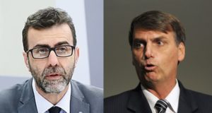 Marcelo Freixo e Jair Bolsonaro.