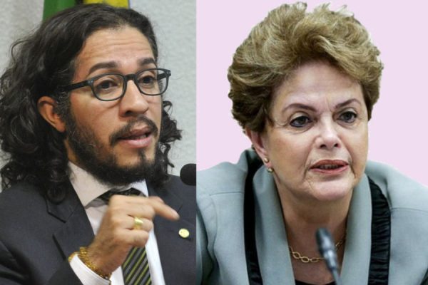 Jean Wyllys e Dilma Rousseff. Foto: Wikimedia Commons