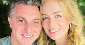 Angélica com o marido Luciano Huck