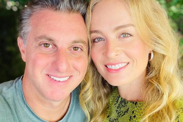 Angélica com o marido Luciano Huck