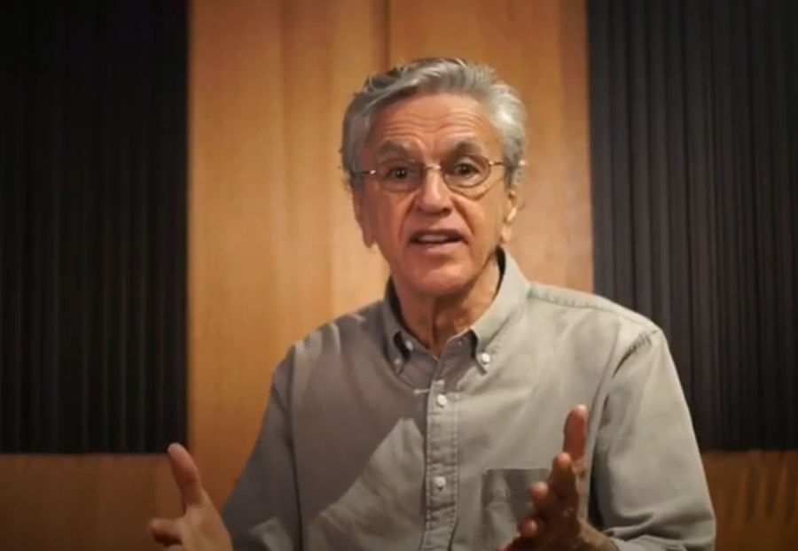 Caetano Veloso. Foto: Reprodução/YouTube