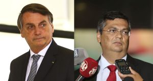 Bolsonaro e Flávio Dino