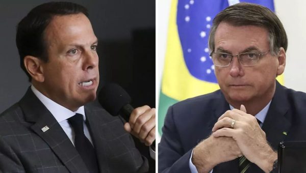 João Doria e Jair Bolsonaro