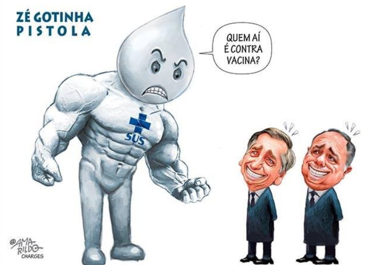 Zé Gotinha Pistola. Por Amarildo Lima