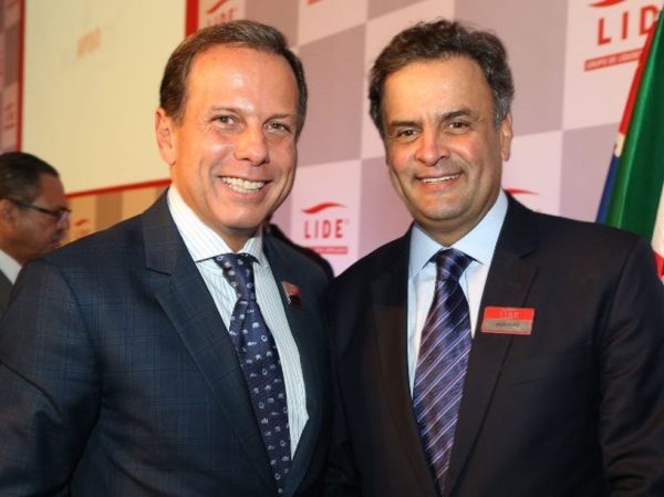 João Doria e Aecio Neves