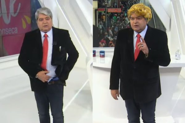 Datena Usa Peruca E Mostra Cueca Ao Vivo Para Criticar Trump No Brasil Urgente
