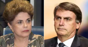 Dilma Rousseff e Bolsonaro