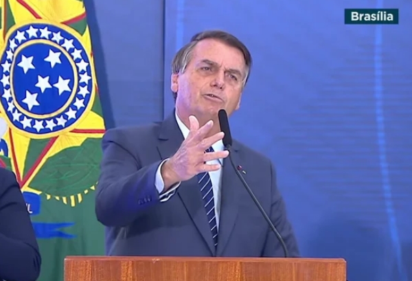 O presidente Jair Bolsonaro