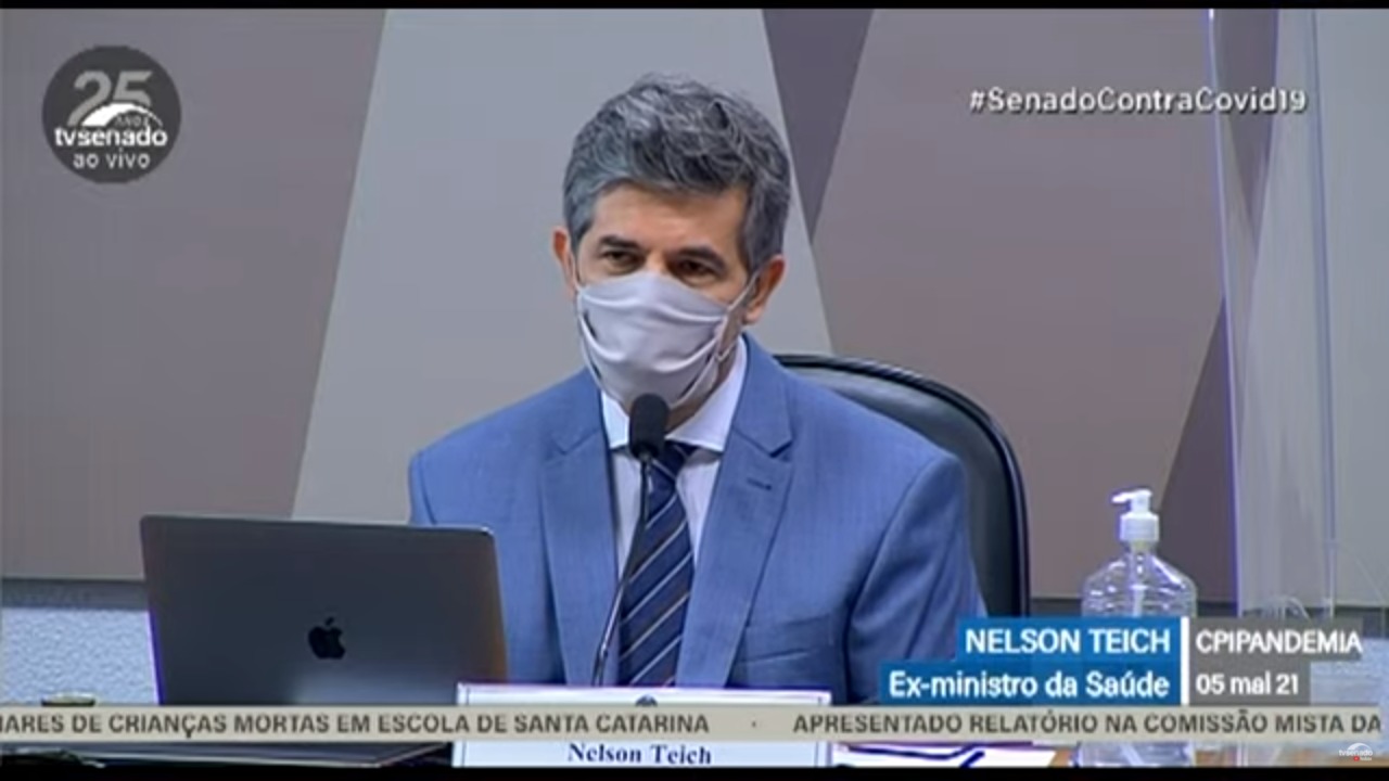 CPI da Covid Teich diz que Pazuello não tinha conhecimento técnico