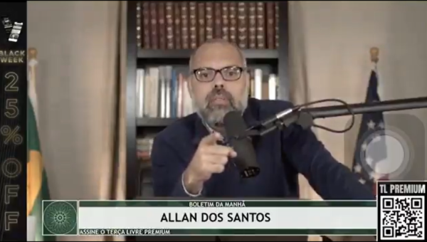 Allan dos Santos ameaça Luis Roberto Barroso