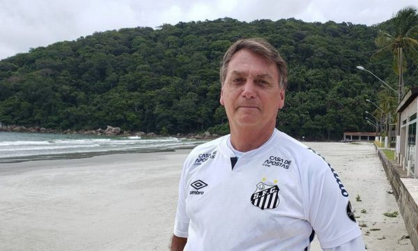 Jair Bolsonaro de férias 