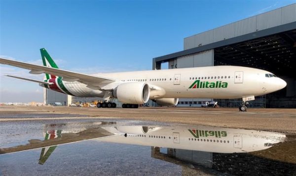 Avião da Alitalia