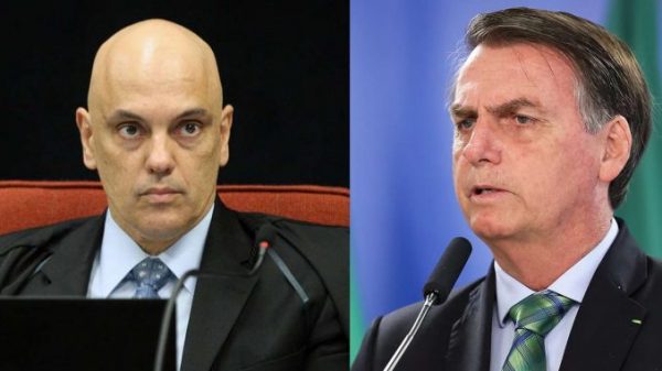 Bolsonaro e Alexandre de Moraes
