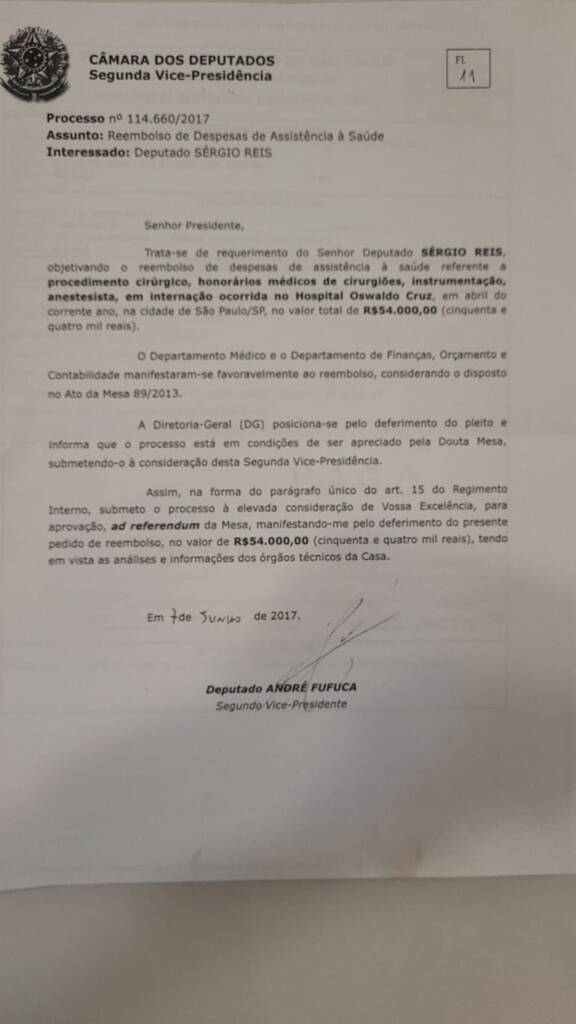 Sérgio Reis tem prótese peniana de R$ 54 mil paga com dinheiro público