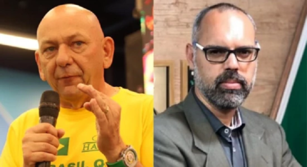 Do lado esquerdo, Luciano Hang, e do direito, Allan dos Santos