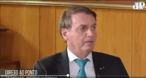 Bolsonaro em entrevista à Jovem Pan