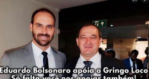 Gringo Loco e Eduardo Bolsonaro