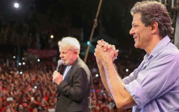 Veja Lula e Haddad'