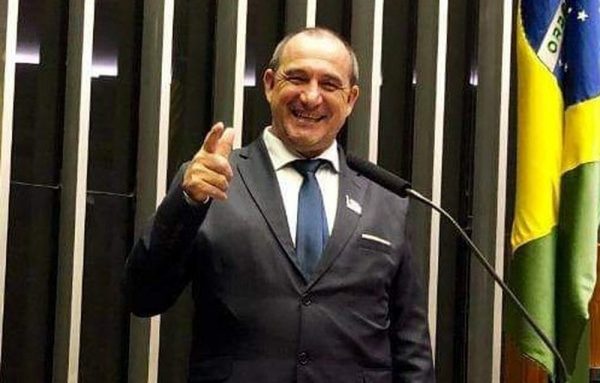 O prefeito Gilmar Gringo Loco na câmara dos deputados
