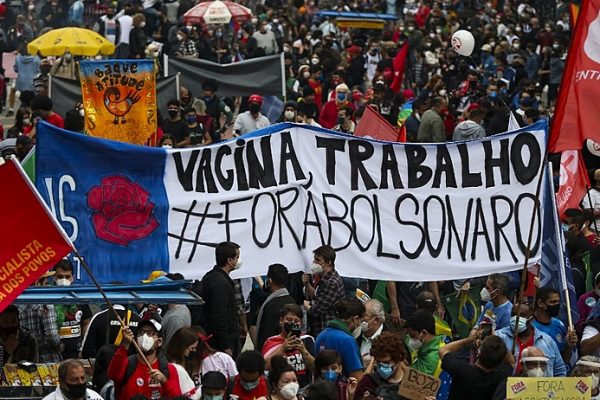 Manifestações contra Bolsonaro estão marcadas em todo o Brasil para 2 de Outubro. Foto: Paulo Pinto / AFP
