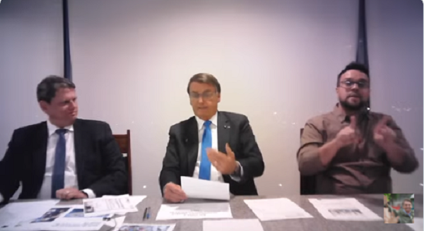 Bolsonao em live